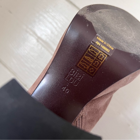 Bibi Lou Platform Ankle Boots in Beige - Size 40 - Picture 7 of 7